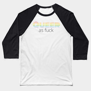 Gay lgbtq trans queer pride Parade rainbow gift Baseball T-Shirt